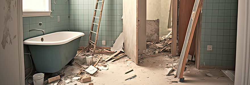 Rénovation d'une salle de bain ancienne